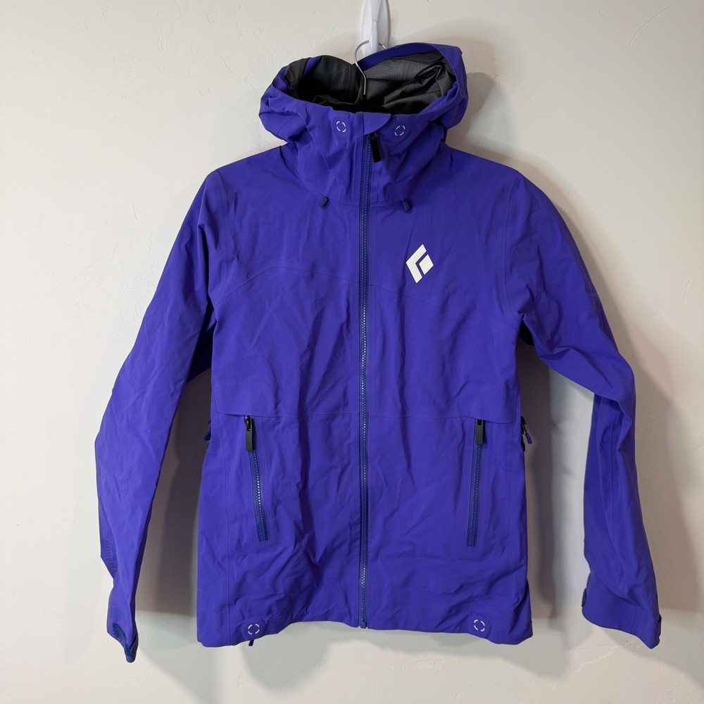 Black Diamond Womens Sharp End Jacket Gore-Tex Pro Shell Small Purple Alpine